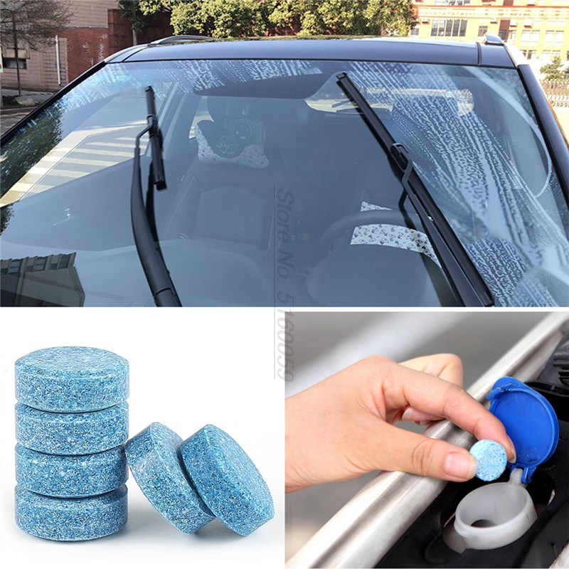 10/50/100/200Pcs Solid Glass Household Cleaning Car Accessories for Antifreeze For Car Jeep Compass 2018 Peugeot Car