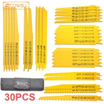 30% Off 30pc Mixed Scroll Saw Blade Reciprocating Saw Blade Set for Wood PVC Fibreboard Cutting Jigsaw 6