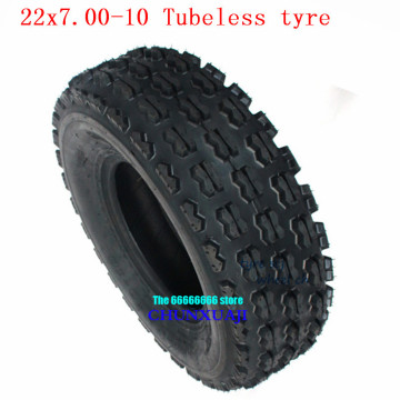 10 inch tire thickening tyre 22x7-10 tires fits for Four-wheel beach car Go kart farmer's car 22x7.00-10 inch ATV vacuum tire