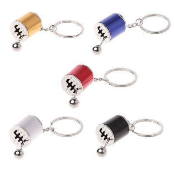 5 Colors Manual Transmission Gear Lever Keychain Gearbox Shift Lever Key Holder-M18