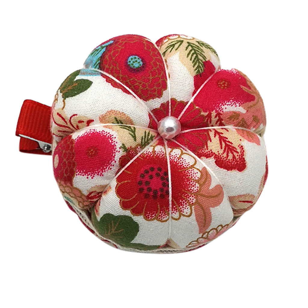 Multi-purpose Floral Wrist Pin Cushion Special Gift Decorative Sewing Machine Home Sewing Kit Holder Supplies DIY Craft