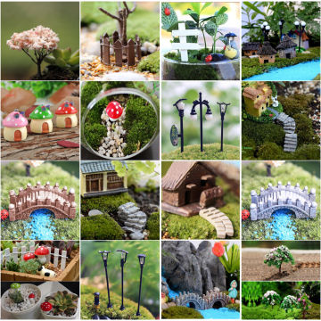 Mini Craft Figurine Plant Pot Garden Ornament Miniature Fairy Garden Decor DIY