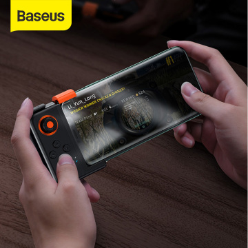 Baseus PUBG Mobile Gamepad Wireless Joystick Game Controller Bluetooth Joystick For IOS Android Mobile Phone Game Pad GAMO