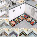 2PCS/Set Anti-slip Kitchen Mat Area Rugs Living Room Balcony Bathroom Cheaper Printed Carpet Doormat Hallway Geometric Bath Mat