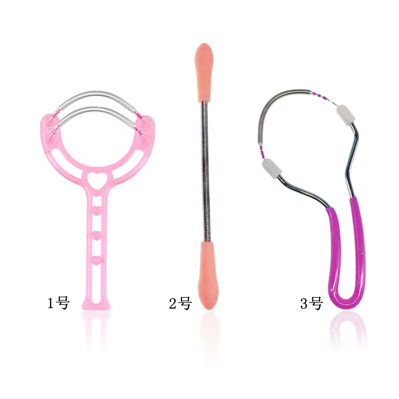 1pc Face Facial Hair Spring Remover Stick Removal Threading Beauty Tool Epilator cream hair removal tool