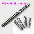 10pcs Carbide PCB CNC Engraving Bits End Milling Cutter cutting drill hole endmill 3.0mm Diameter # ST3.3.012
