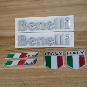 Motorcycle decals stickers 3D stereo Logo graphics set kit For Benelli BN BJ 200 TNT BN600 TNT600 Stels 600 Keeway RK6 250 150