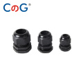 CG 10pcs BLack Color Water-proof Nylon Plastic Cable Gland Connector for 3-21mm Cable Wire M12x1.5 M16/18/20/25/32/36/40x1.5