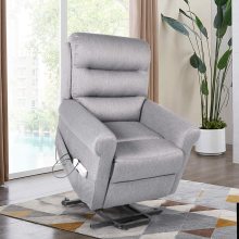 Recliner Chair, Lift Chair Electric Power Recliner Chair Sofa for Elderly Fabric Single Modern Sofa for Living Room Home Theater