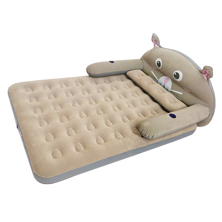 Family Corduroy Air Mattress with Pump for Kids