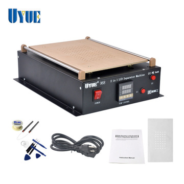 UYUE 968 14inch Build-in Dual Vacuum Pump LCD Separator Split Screen Repair Machine for iPad for Samsung Tablet PC