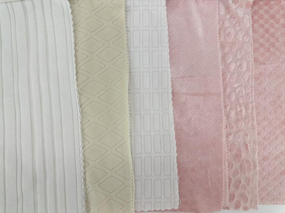 Cotton jacquard velvet