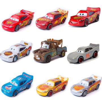 Disney Pixar Cars 2 3 Lightning McQueen Jackson Storm Ramirez 1:55 Diecast Vehicle Metal Alloy toy model Children's Toy Car gift