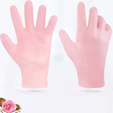 1Pair Reusable SPA Gel Gloves Moisturizing Whitening Exfoliating Smooth Beauty Hand Care Silicone Hand Gloves