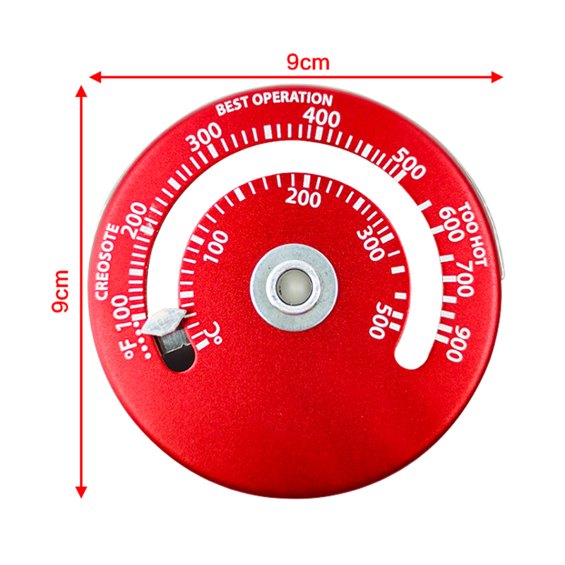 Magnetic Stove Fan Fireplace Thermometer For Wood Log Burning Stove Fireplace Burner Fireplace Fan Thermometer Fireplace Tools