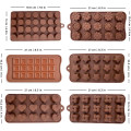 SILIKOLOVE 3D Chocolate Molds Christmas Chocolate Candy Mold
