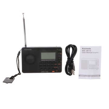 1 Set New OOTDTY Digital Tuning LCD Receiver TF MP3 REC Player Portable AM FM SW Full Band Radio