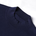2020 Autumn New Men's Half High Neck Thin Wool Sweater Fashion Casual High Quality Brand Pullover Sweater Male Clothes