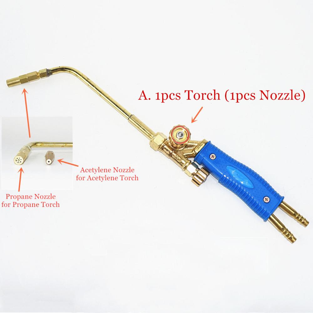 H01-6 Welding Torch Gas Acetylene Propane Liquefied Gas Heating Torch Repair For Air Conditioning Copper Aluminum Pipe Welding
