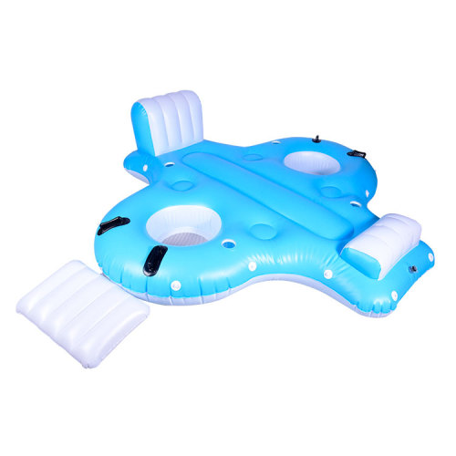 Custom Inflatable Island swimming pool floats for adults for Sale, Offer Custom Inflatable Island swimming pool floats for adults