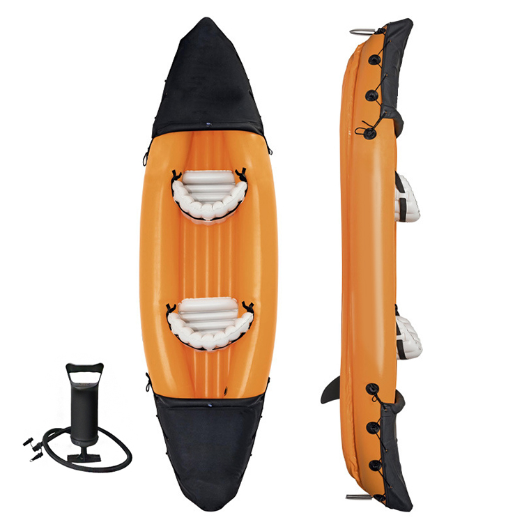 Wholesale Canadian Inflatable Kayak 3 Person Fishing Kayak 4