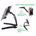 Tablet Mount Stand 2-In-1 Kitchen Wall Counter Top Desktop Mount Recipe Holder Wall Desk Tablet Stand For Tablet And Smartphones