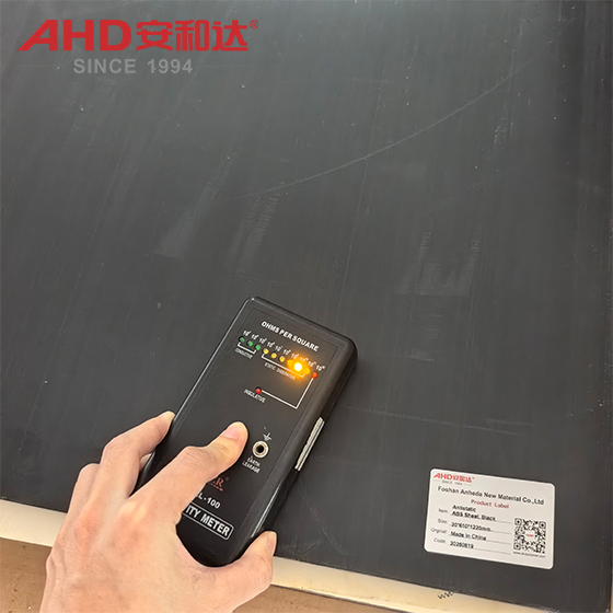 Black ESD ABS Sheet Anti Static Plastic