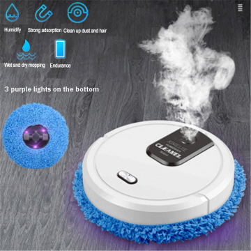 Household Wet and Dry Robot Vacuum Cleaner Multifunctional Humidifying Spray Low Noise Wireless Vacuum Cleaner Mop