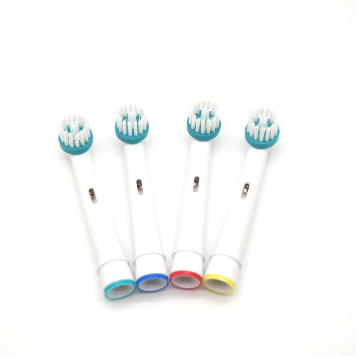 4 pcs for Oral B Original Genuine Dual Deep Clean Compatible for Cross Action Power Electric Replacement Toothbrush Heads