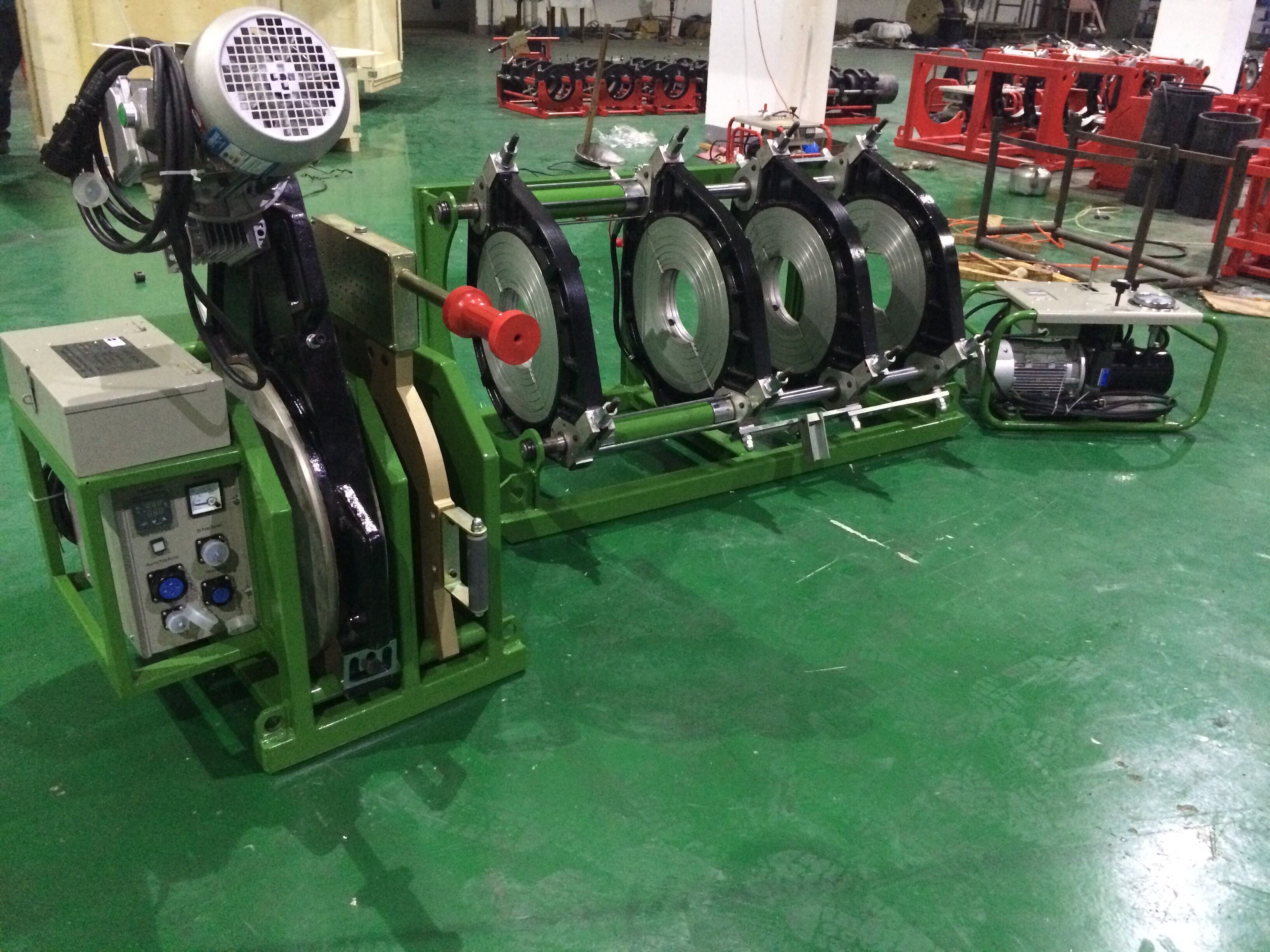 SWT-B450/200H 380V 3 Phase hdpe welding machine manual for 450 HDPE pipes and fittings