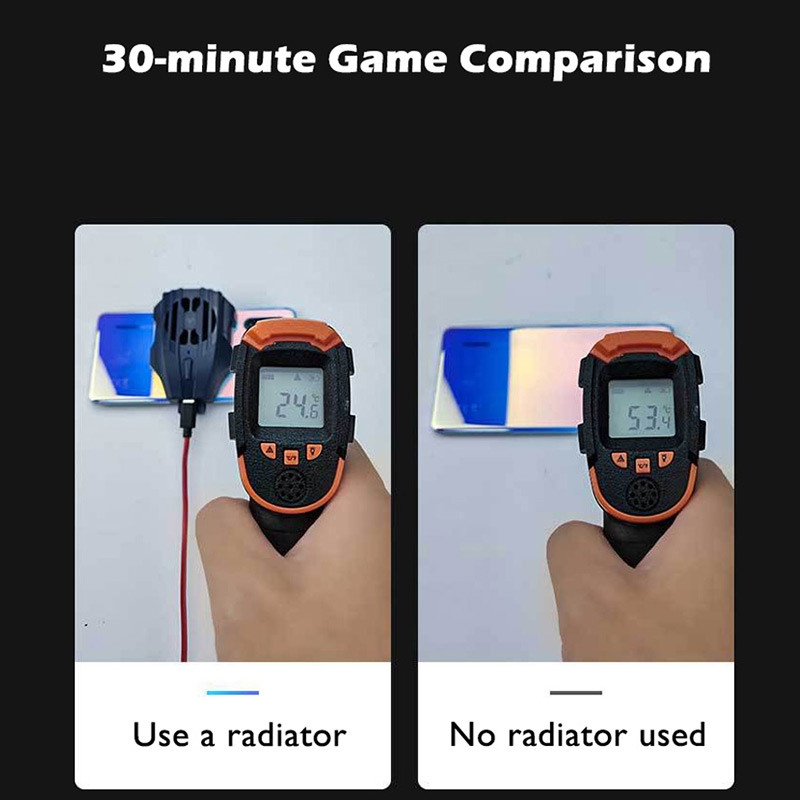 New Mobile Phone Cooler Semiconductor Radiator Cooling Fan Game Pad Stand Heat Sink Can Charge Phones Fone Gamer Accessories