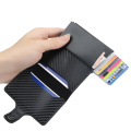 New 2020 Credit Card Holder Wallet Men Women Metal RFID Vintage Aluminium Bag Crazy Horse PU Leather Bank Cardholder Case