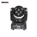 2pcs/lot LED Beam Wash Double Sides 4 x10W+1x10W RGBW 4in1 Moving Head Stage Lighting DMX LED Stage Pattern Lamp Rotating DJ