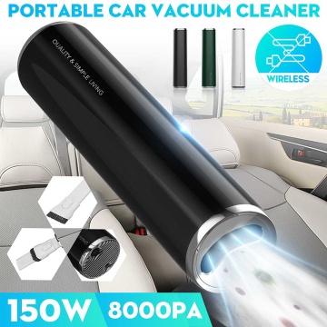 150W Handheld Car Vacuum Cleaner Wireless Wet and Dry Mini 8000pa Rechargeable Super Suction Portable for Car vacuum cleaner