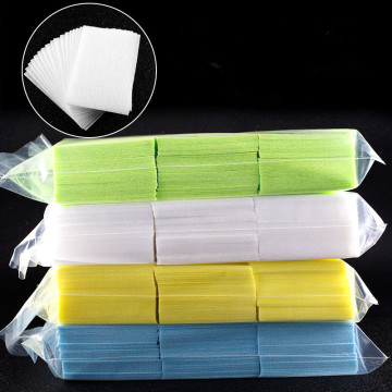 630PCS New Colorful Thicken Lint Free Nail Art Gel Polish Remover Cotton Pad Nail Wipe Nail polish Cleaning cotton