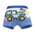 Children's Underwear for Kids Boy Cute Panties Cartoon Print Underpants Train Boxers Toddler Car Print Comfortable Shorts 4pcs