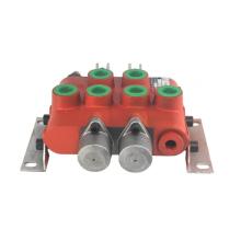 Hydraulic monoblock direction control valve for log splitter