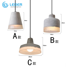 LEDER Beautiful Concrete Pendant Lighting