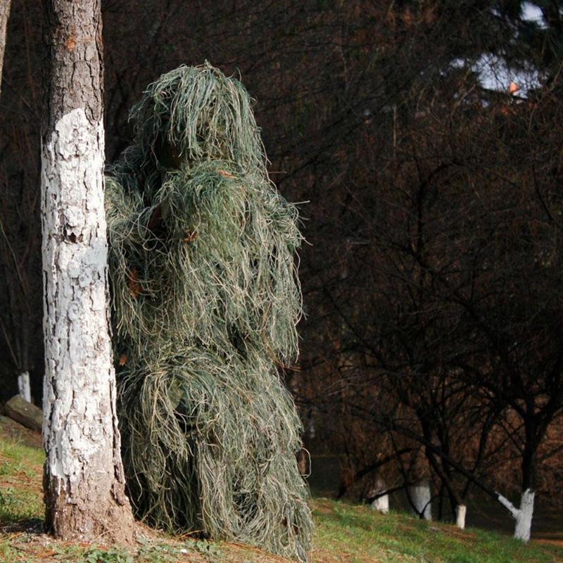 Camouflage Hunting Ghillie Suit Secretive Outdoor Sport Aerial Shooting Clothes Sniper Suits Camouflage Pretend Clothing