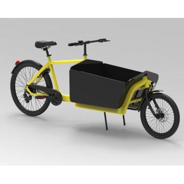 Bafang Motor Electric Tricycles Delivery Children Two Wheels Cargo Bikes