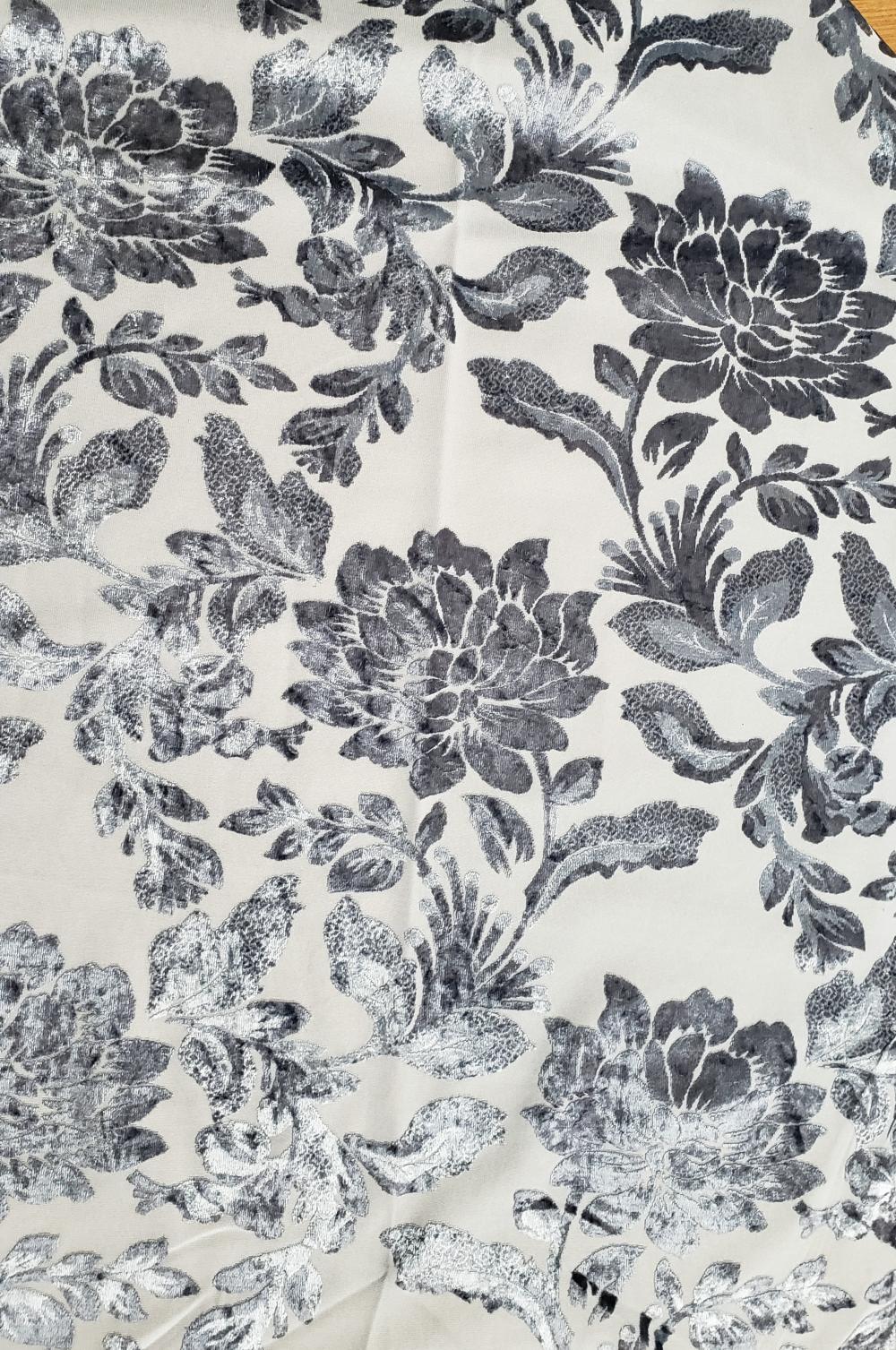 Jacquard Sofa Fabric Flower