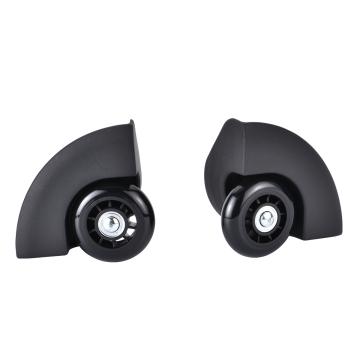Clothing bag shock-absorbing side wheels
