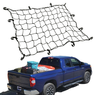 Universal Car Trunk Luggage Storage Cargo Organiser Nets 120x90cm Elastic Mesh Net with Hooks Auto Interior Accessories