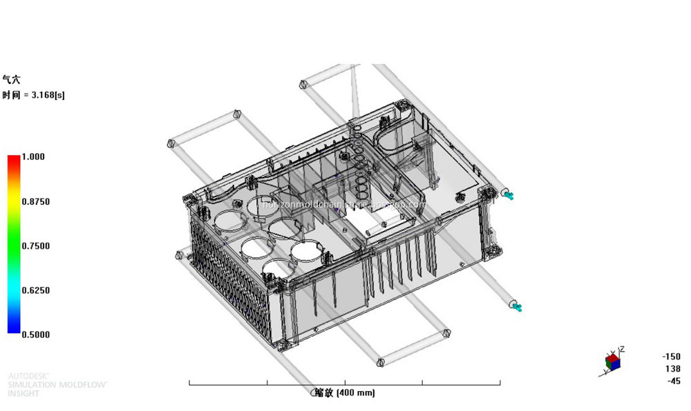 Analysis of the mold flow of household appliance shells5