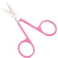 1 pcs Stainless Steel Makeup Scissor Eyebrow Eyelashes Nose Hair Trim Scissor Sharp Ponit Curve Tip Small Eyebrow Scissor