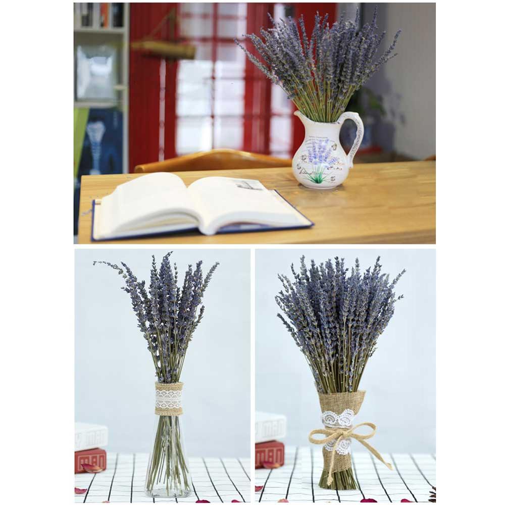 1 Bunches Provence Natural Lavender Flower Dried Flowers Romantic Immortal Dry Flower bouquet Wedding Party Home Decoration