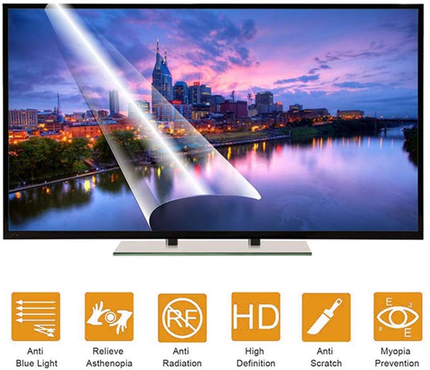 For Samsung Full HD LED Smart TV 32 inch Blue Light TV Screen Protector, Anti Blue Light & Glare Filter Film Eye Protection