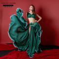 Belly Dance Suit High-end Bra Sexy Split Long Skirt Female Adult Temperament Professional Costume Suit