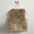 TELOTUNY furry vest for girls Baby Girl Winter Warm fur vest fashion Clothes Faux Fur Waistcoat Thick Coat Outwear Z1019