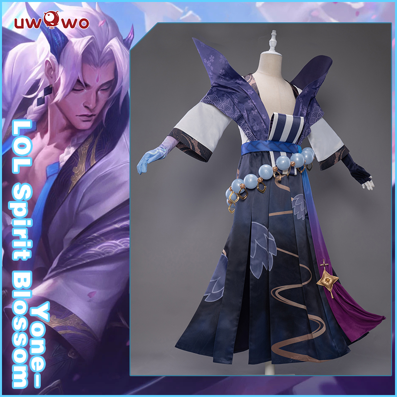 UWOWO Yone Spirit Blossom LOL Cosplay Costume Game League of Legends Costumes Hot Halloween Costume